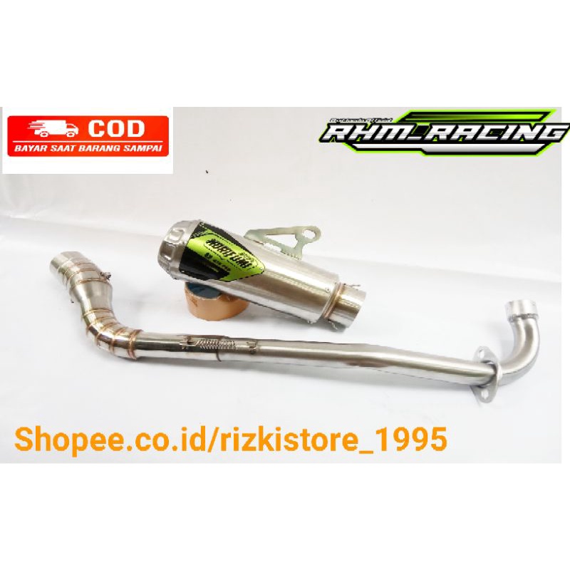 knalpot racing kolong GTX norifumi buat Vega / Vega r / Vega zr / Vega rr / Jupiter z / Jupiter