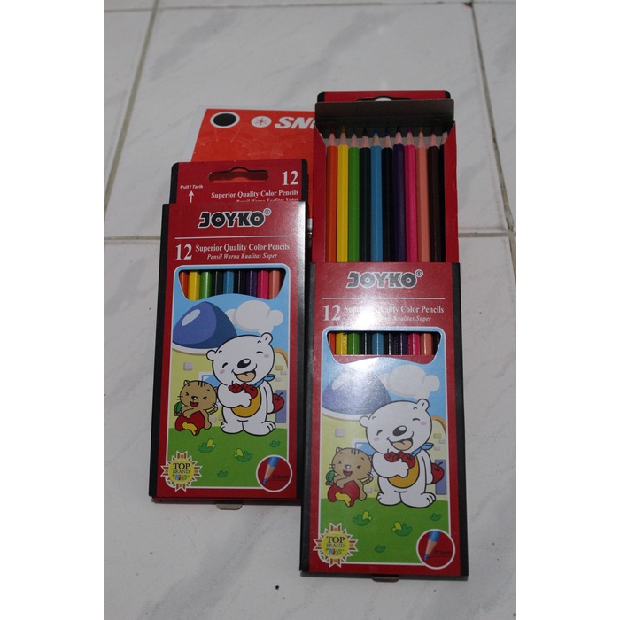 

WARNAPENSIL- PENSIL WARNA JOYKO 12 WARNA PANJANG ANAK SEKOLAH -PENSIL WARNA
