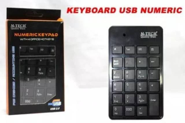 M-Tech Keyboard Numeric / Numpad USB