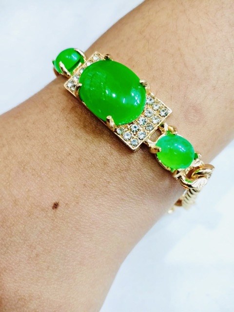 Gelang tangan wanita. //gelang tangan batu akik //gelang tnahan lapis emas variasi batu akik