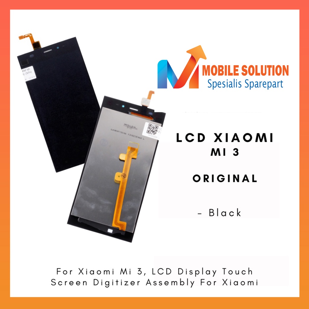 Grosir LCD Xiaomi Mi 3 ORIGINAL 100% Fullset Touchscreen Garansi 1 Bulan + Packing / Bubbel