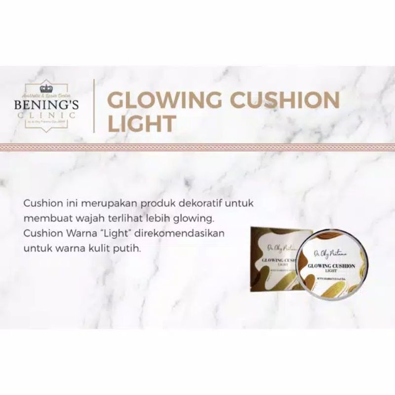 Glowing Cushion Light Dr Oky Pratama Bening's Skincare