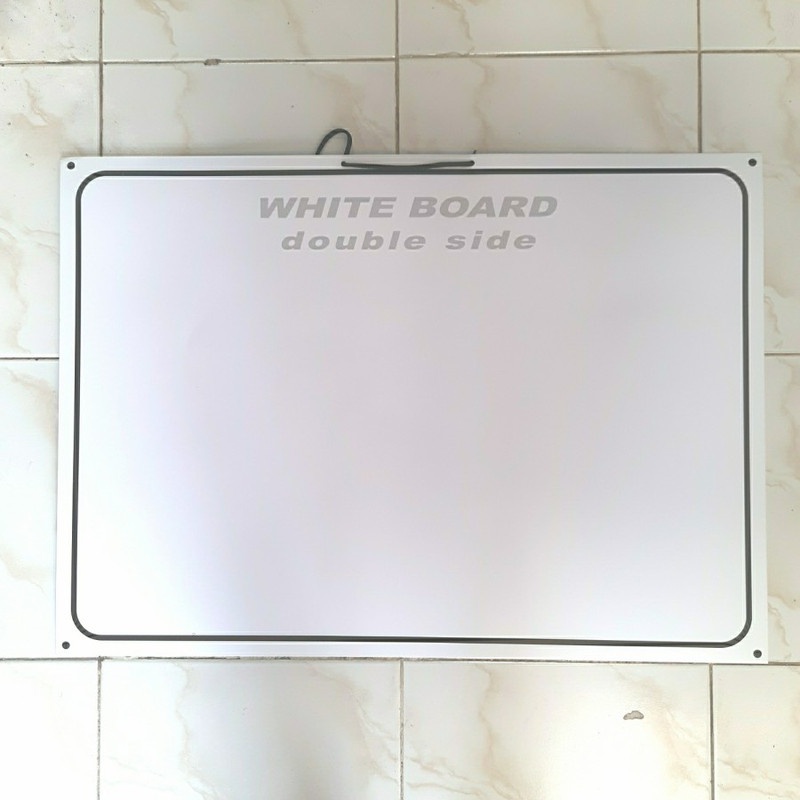 

Whiteboard Tipis Lentur Double Side Time Table 50x70cm - 1 Buah