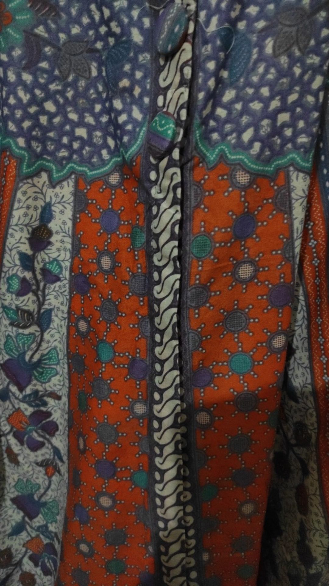 Baju Batik Wanita Jumbo,tunik Batik Kekinian,batik Modern,sinaran 5 Putih,tunik Modern,tunik Murah