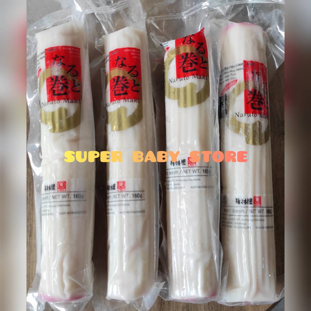 

Narutomaki / Naruto/ Boiled Fish Cake- 160 gr pelengkap ramen