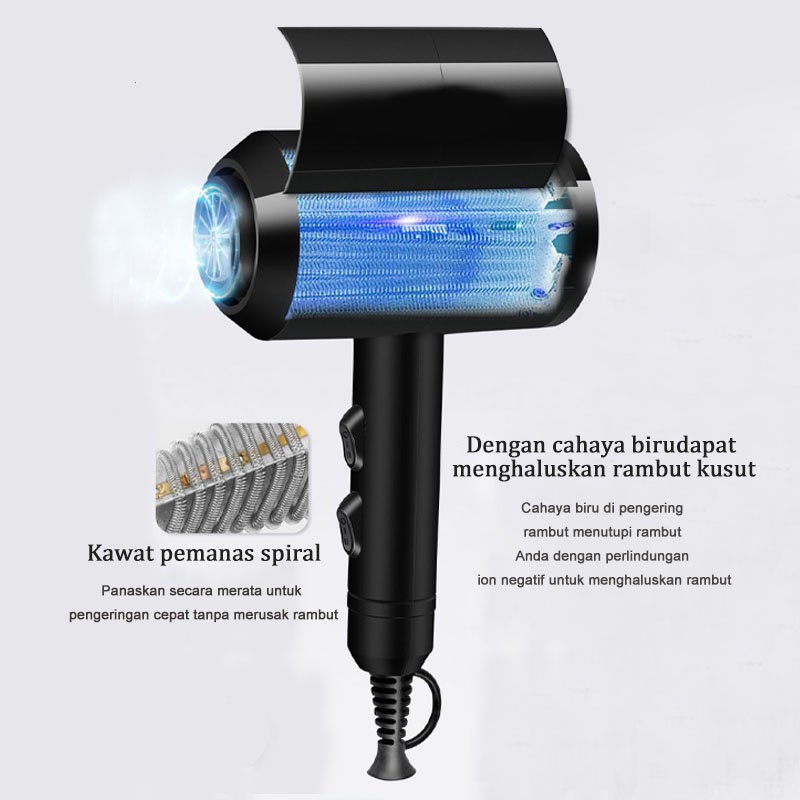 Gotama Hair Dryer Household Multi-Range Adjustment Pengering Rambut Perawatan Rambut HB-03