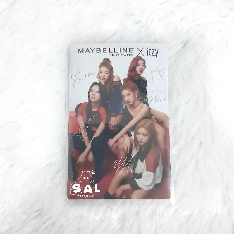 Jual Photocard Pc Itzy Maybelline New York Yeji Lia Ryujin Chaeryeong