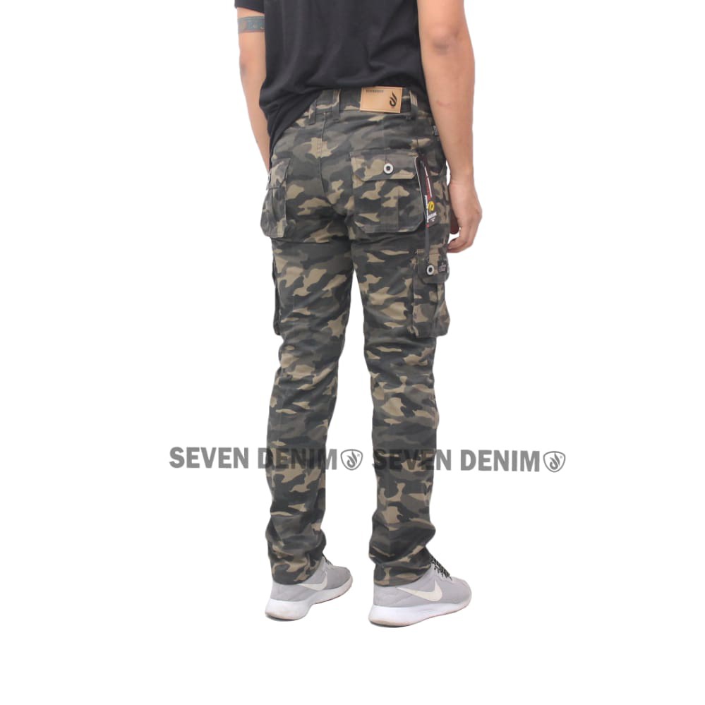 Celana cargo - celana cargo Loreng TNI panjang pria original slimfit skinny cowo cowok murah