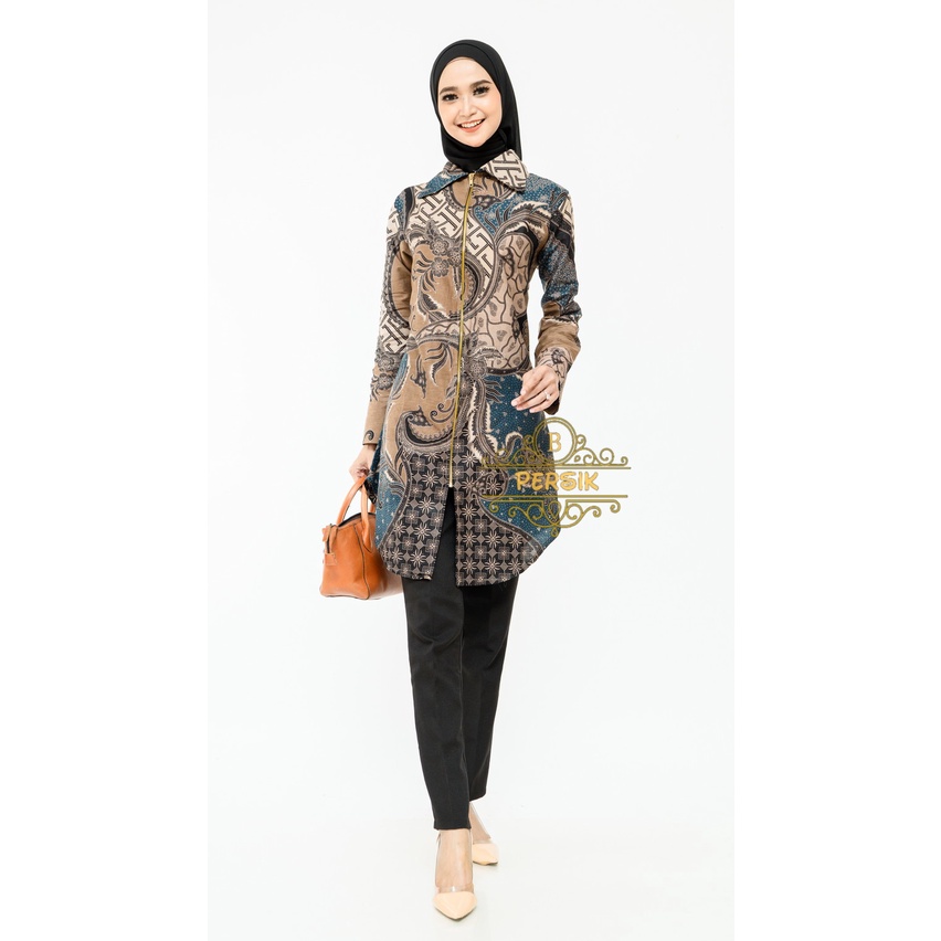 Maura Couple - Sania Ruffle Batik Couple Ori Ndoro Jowi Garansi Termurah Shopee - BATIK MODERN SOLO-TNZ Lasem