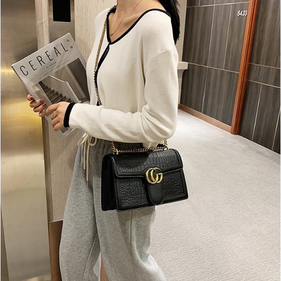 WnD SALE - TAS GROSIR EL312- TAS IMPORT - TAS CROCO - TAS WANITA - TAS FASHION - TAS MURAH - TAS