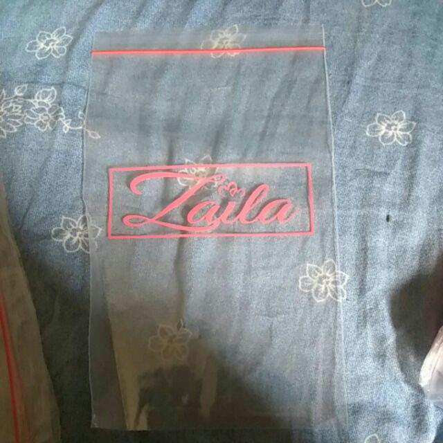 (16x25 Cm) Plastik Klip Jilbab Desain Bebas