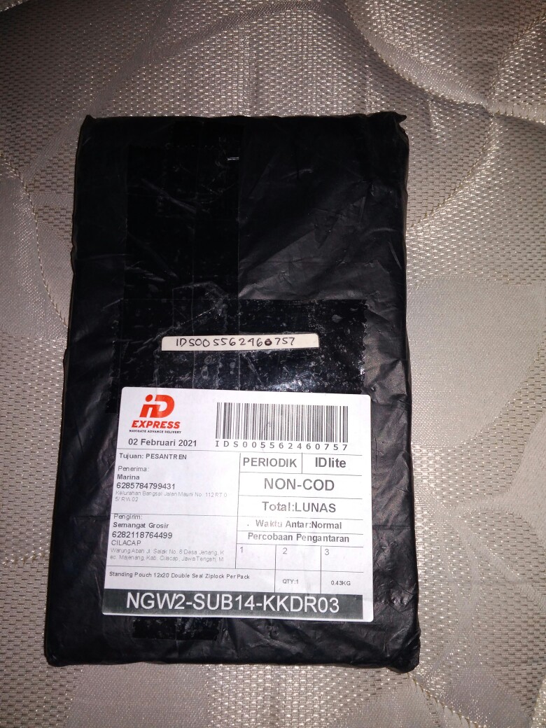 Standing Pouch 12x20 Double Seal Ziplock Per Pack