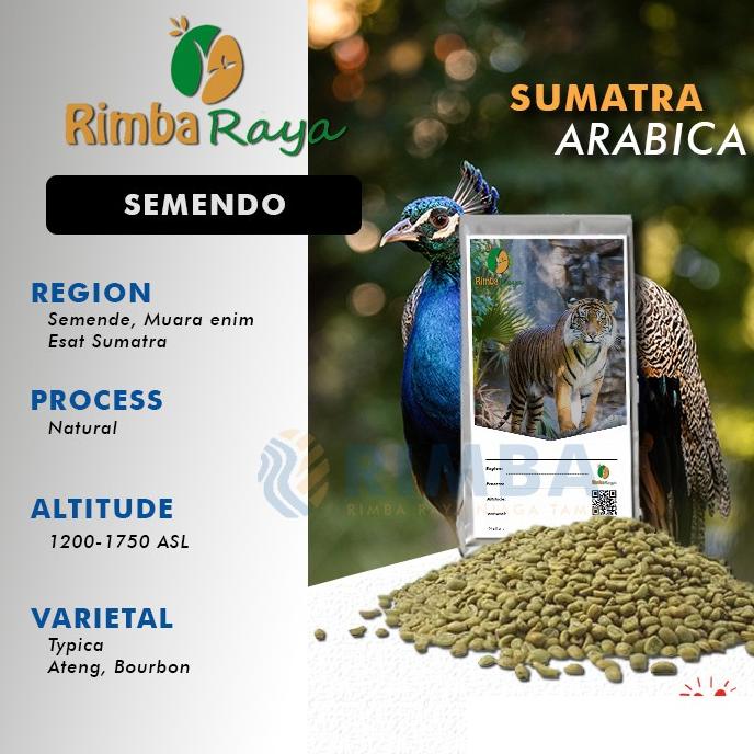 arabica green bean Semendo Natural process 1kg