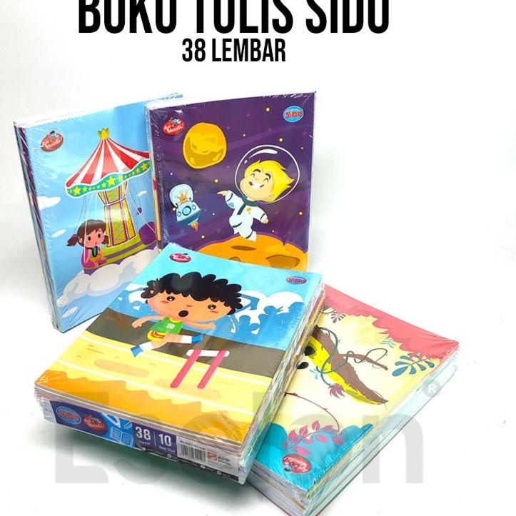 

⸨ZaB♚⸩ ⭐️ 10pcs Buku Tulis SIDU 38lembar / 1pack Buku Tulis SIDU 38lembar Hot Sale