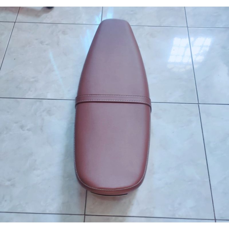 jok panjang Vespa super sprint px PS Piaggio coklat