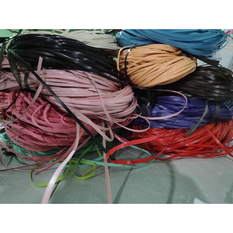 bahan rotan sintetis tipis kiloan / rotan sintetis kiloan