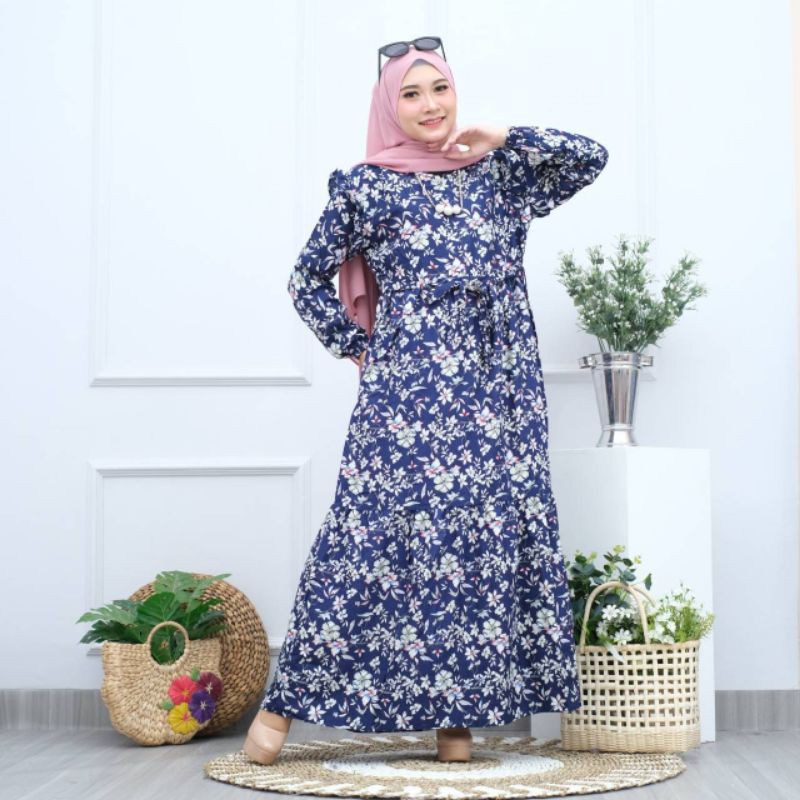Dress Rayon Ld 110 - dress rayon - dress rayon viscose - dress busui - Dress
