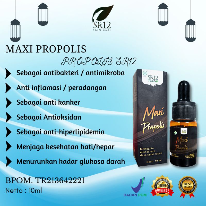 Maxi Propolis SR12 Menjaga &amp; Meningkatkan Daya Tahan Tubuh Termurah