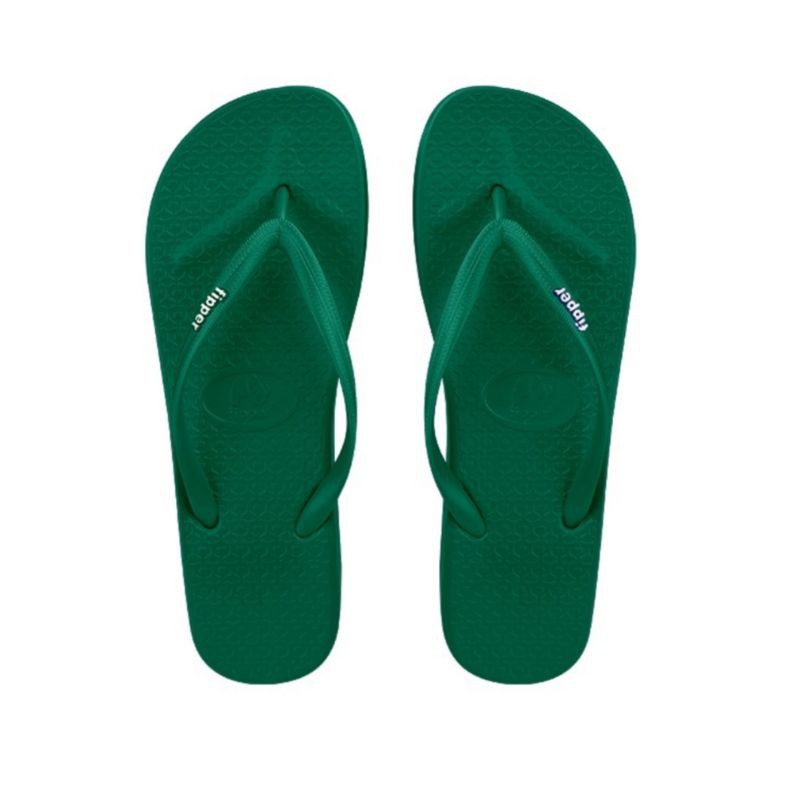 SANDAL WEDGES WANITA FIPPER FLASHY|| GREEN