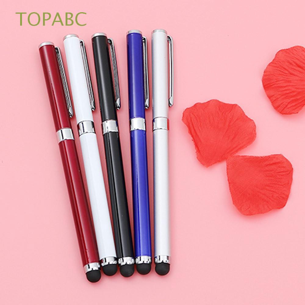 2x Universal Capacitive Stylus Pen Touch Screen Ballpoint For iPhone iPad Tablet