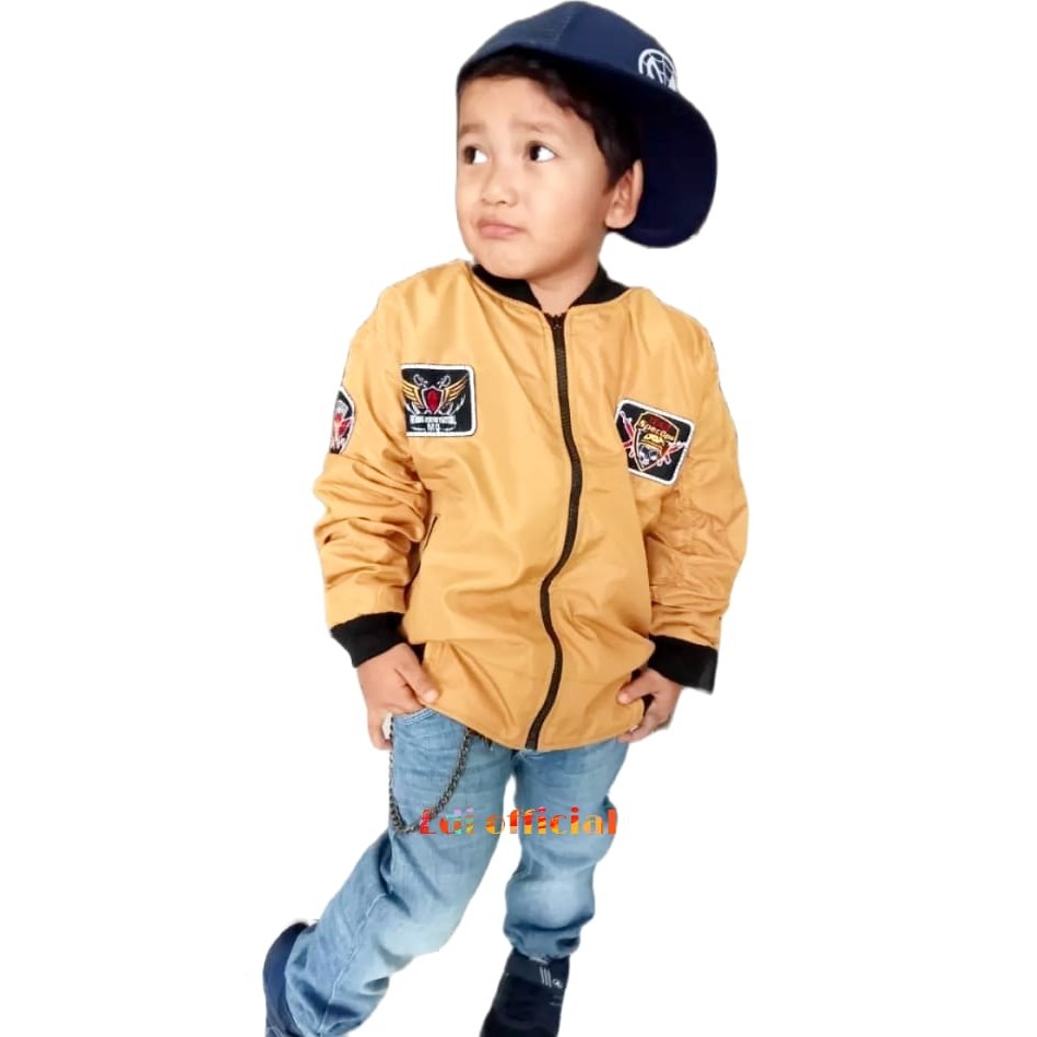 Jaket Bomber Anak Terbaru 1-12 tahun