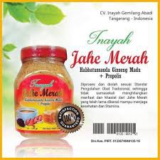 

Jahe Merah Super Inayah Kemasam Toples 330 Gram