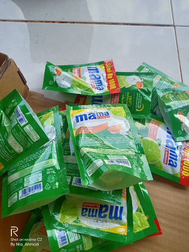 Mama Lemon 1000 / 58ml Sabun Cuci Piring Refill