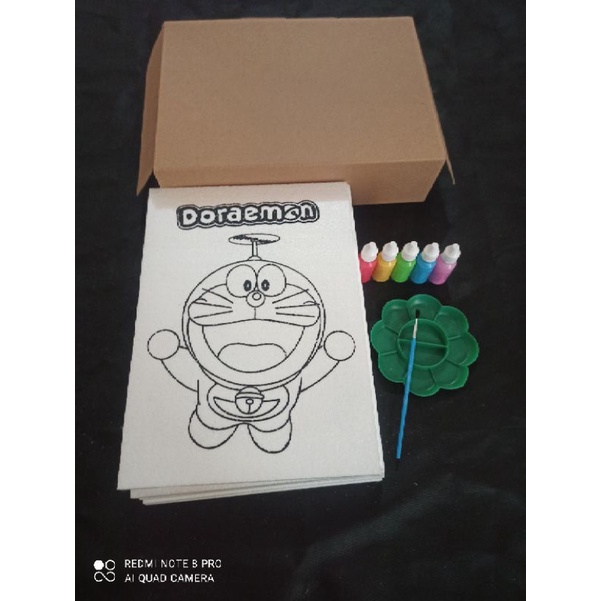 

RB Paket Lengkap Mewarnai Sterofoam lukis 25x35 cm anak anak