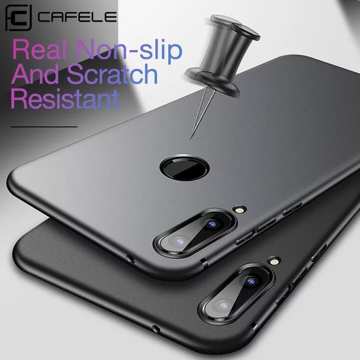 BAGUS [ORI]Cafele Case Xiaomi Redmi Note 7 / Note 7 Pro - Ultrathin Softcase - Hitam klik FAVORIT d