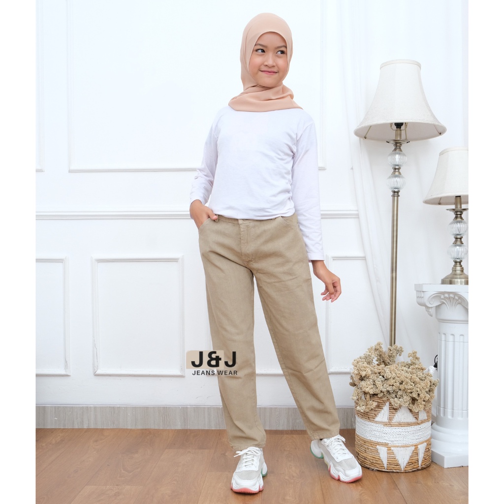 Celana Jeans Anak Perempuan Celana Jeans Anak Usia 7-15 Tahun