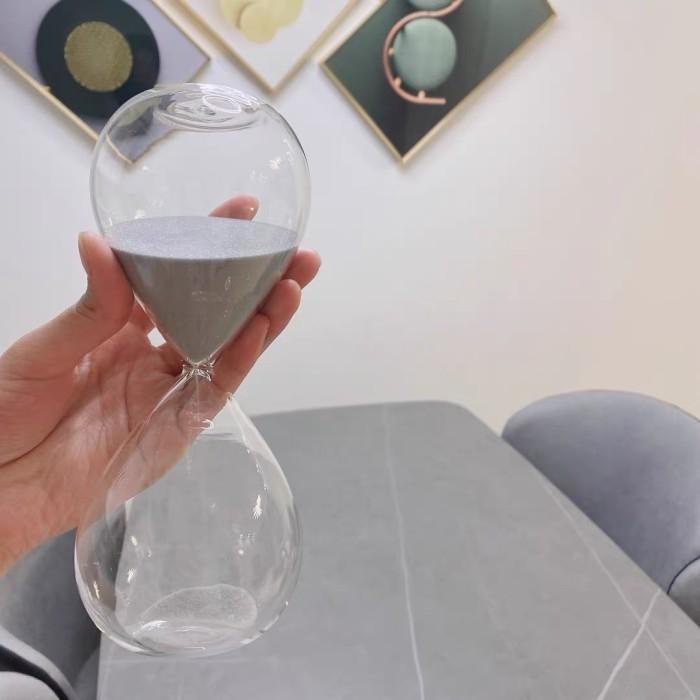 Sajai | Aika Sand Hourglass/ Jam Pasir Kaca Dekorasi Ruangan/ Pajangan Meja Super Murah