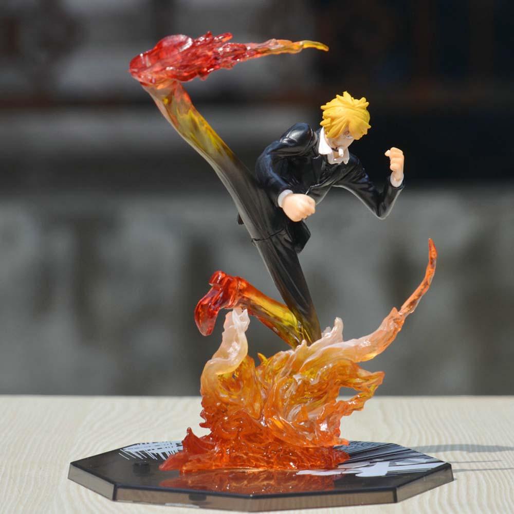 NEEDWAY Action Figurine Miniatur PVC Sanji Battle Dekstop Dekorasi Figure Mainan Model Anime