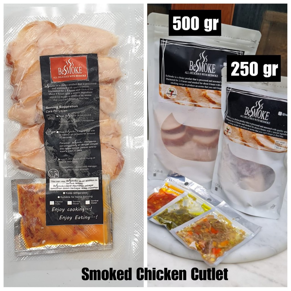 

Daging Ayam Asap - 250gr & 500gr (Smoked Chicken Cutlet)