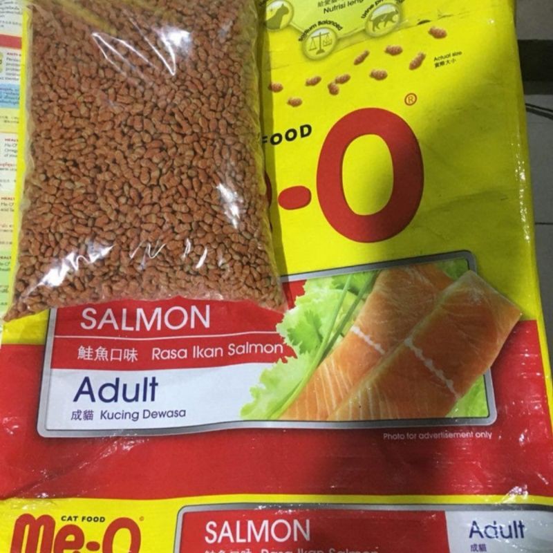 makanan kucing meo salmon 7kg me-o salmon 7kg