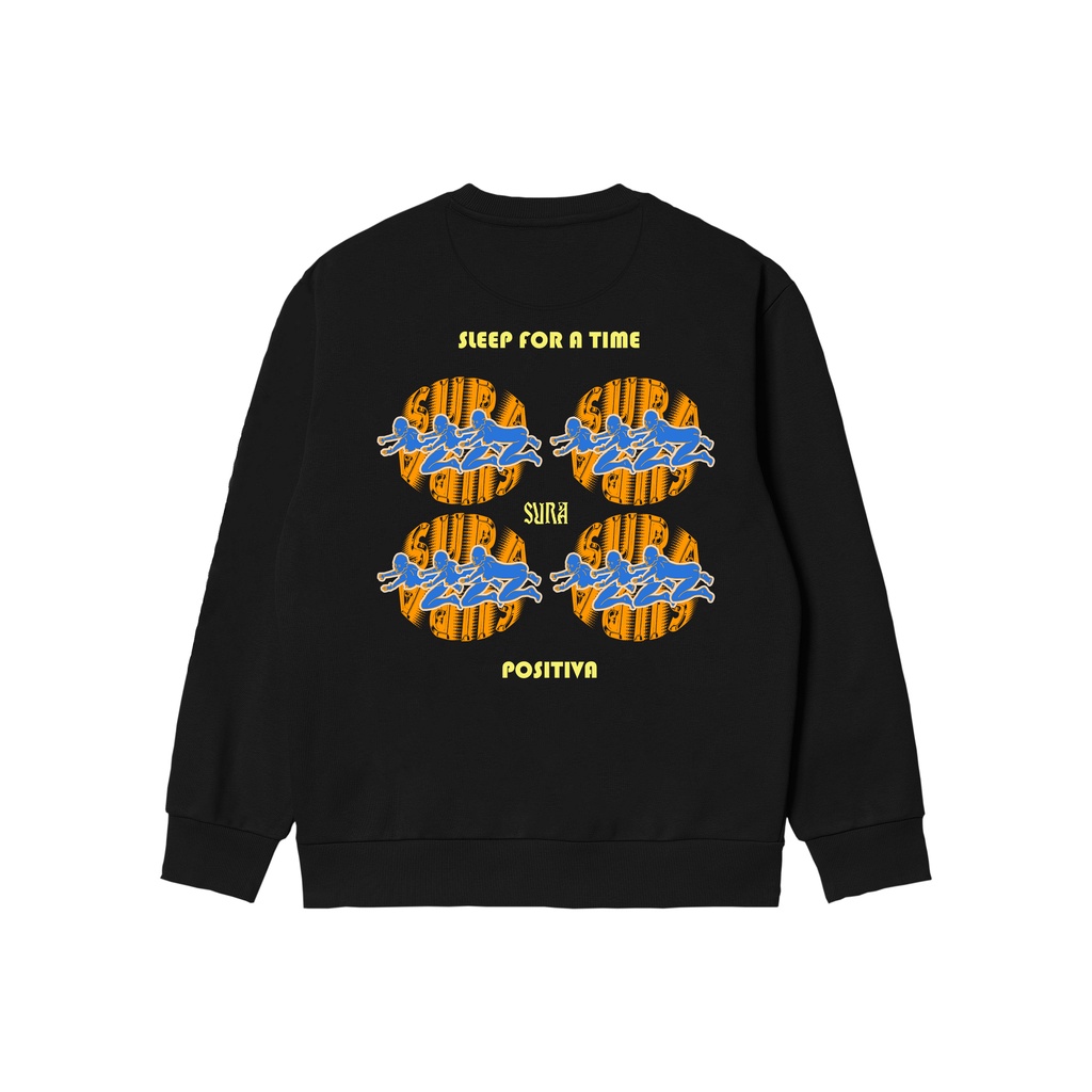 Sura Positiva - Sweater Crewneck (Kremlin) Black