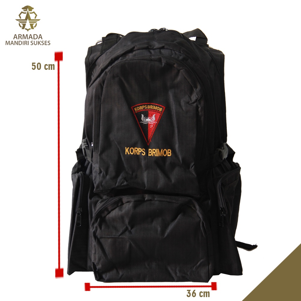 Tas Ransel Carter Brimob - Tas Ransel Logo Brimob