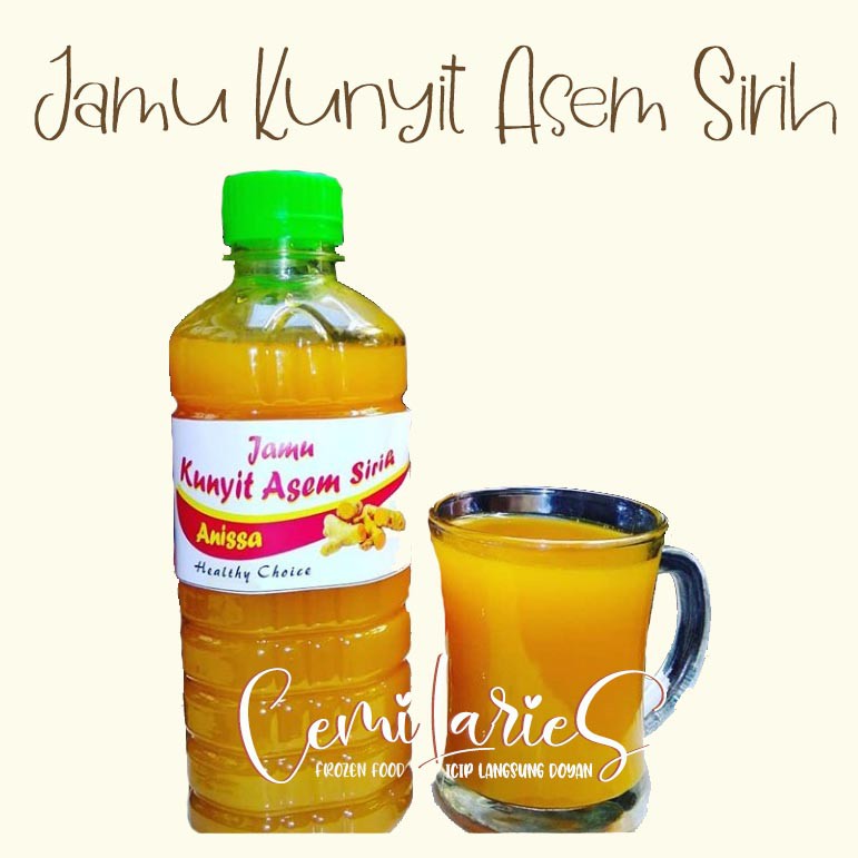 

Jamu Kunyit Asem Sirih & Beras Kencur 500ml