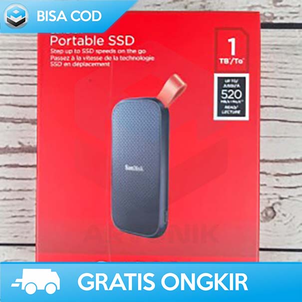 SSD EKSTERNAL HIGH SPEED SANDISK 1TB TYPE C USB CONNECTOR ORI PORTABLE