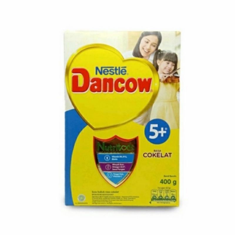 

Dancow 5+ 400 gr coklat /madu/vanilla