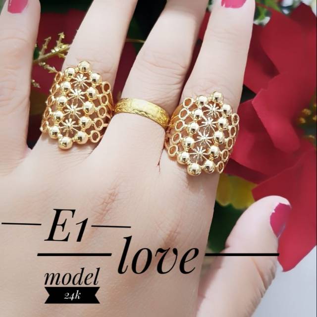 Cincin lapis emas 24k termurah