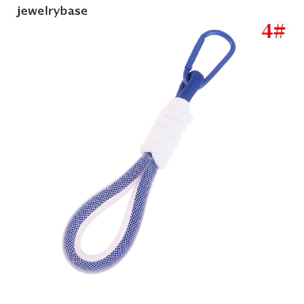 (jewelrybase) Tali Lanyard Mesh Kepang Fluorescent Untuk Gantungan Kunci / Handphone / Tas