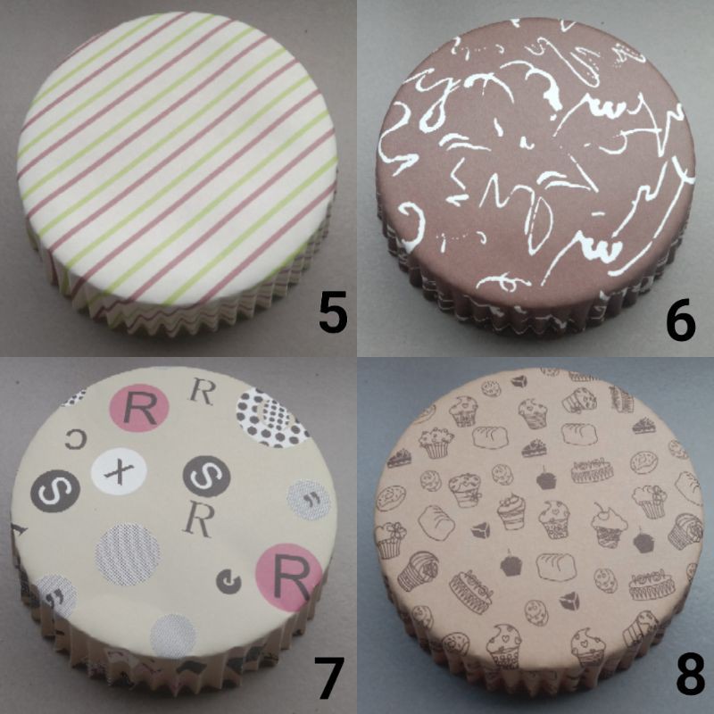 (8 x 3) Paper cup cake bulat Medium 200 pcs