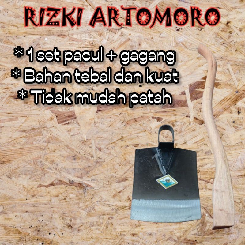 cangkul besar pacul sawah sekop tradisional buatan pandai cangkul kebun ringan