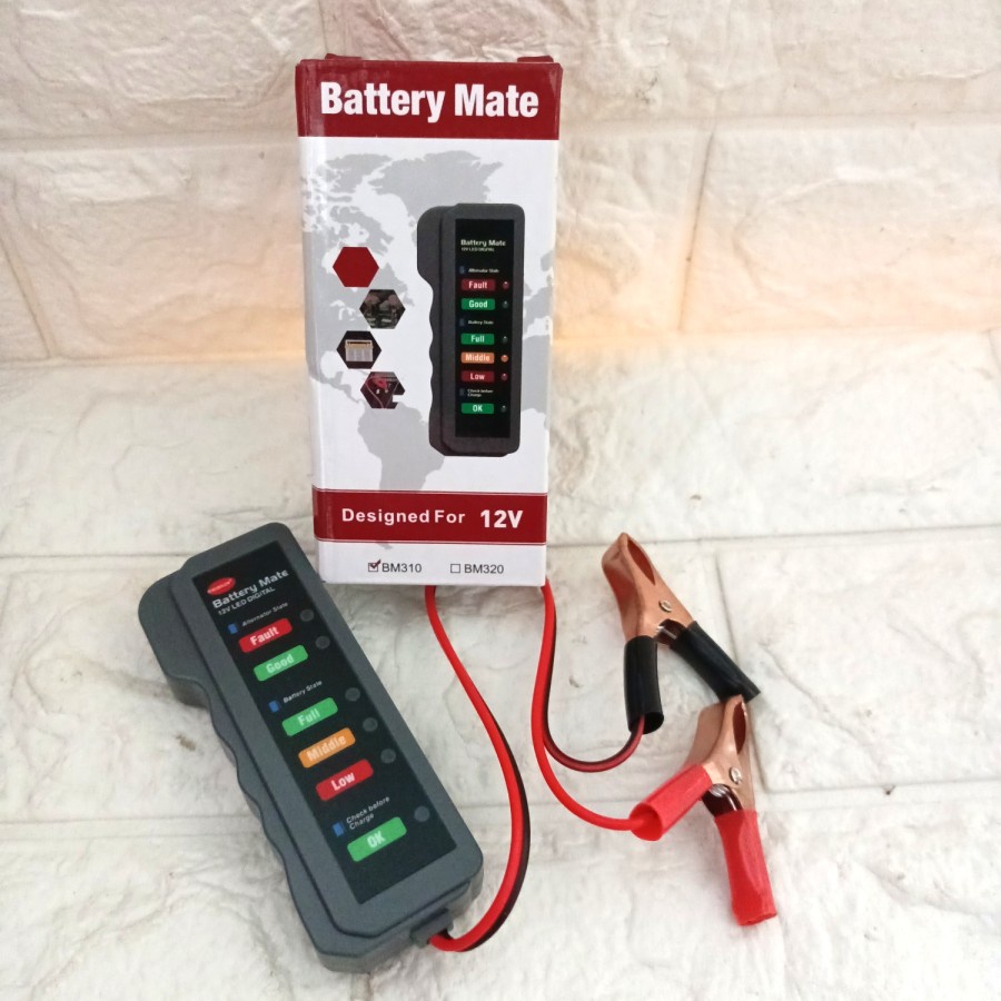 Jual battery tester baterai tester aki 12V BM310 aki motor mobil auto