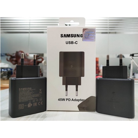 Adaptor Samsung S20 S21 45W Super Fast Charging Batok Charger Samsung S20 S21 45 Watt Super Fast Charging