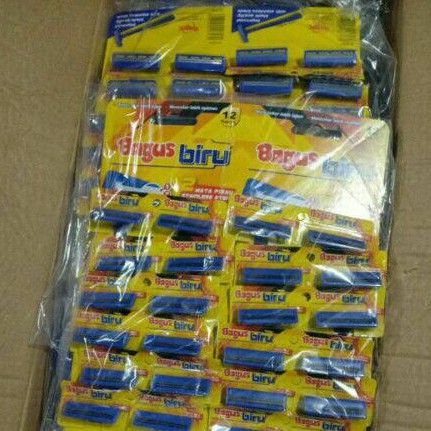 CUKURAN JENGGOT BAGUS BIRU ISI 24 PCS