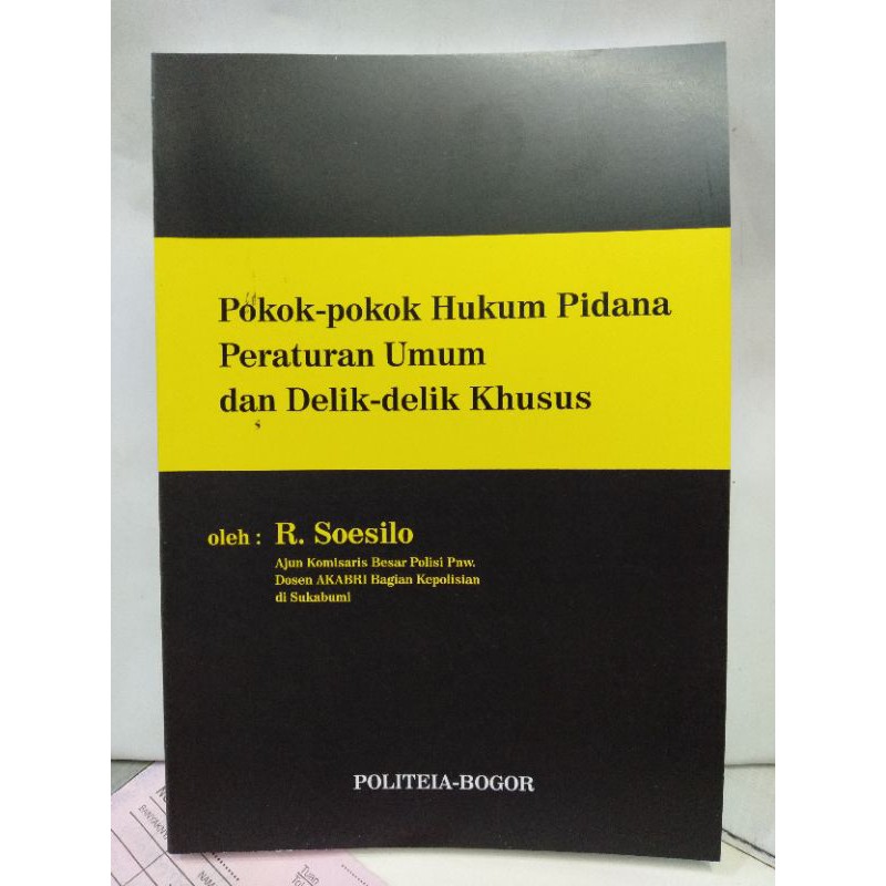 Jual Buku Pokok Pokok Hukum Pidana Peraturan Umum Dan Delik Delik ...