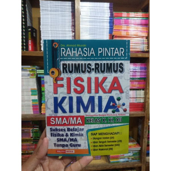 Buku Rahasia Pintar Rumus Fisika Kimia Smp Sma Kurikulum Terbaru-SMA