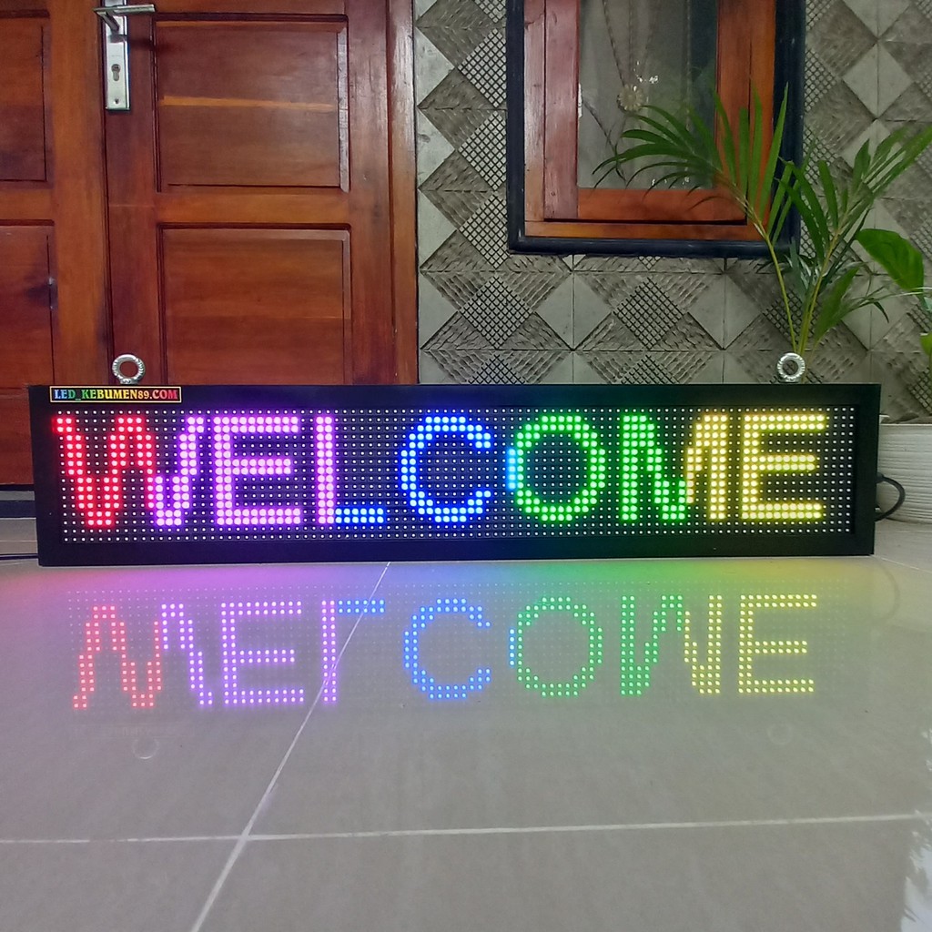 Running text full color RGB100x20cm outdoor