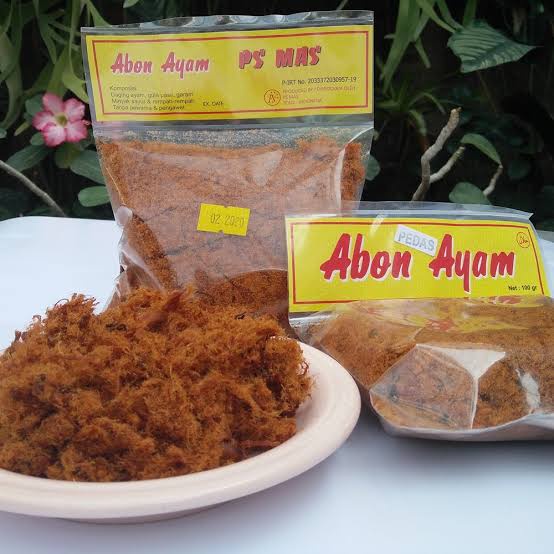 ABON AYAM PS MAS SOLO/PEDAS/250 Gr/KHAS SOLO